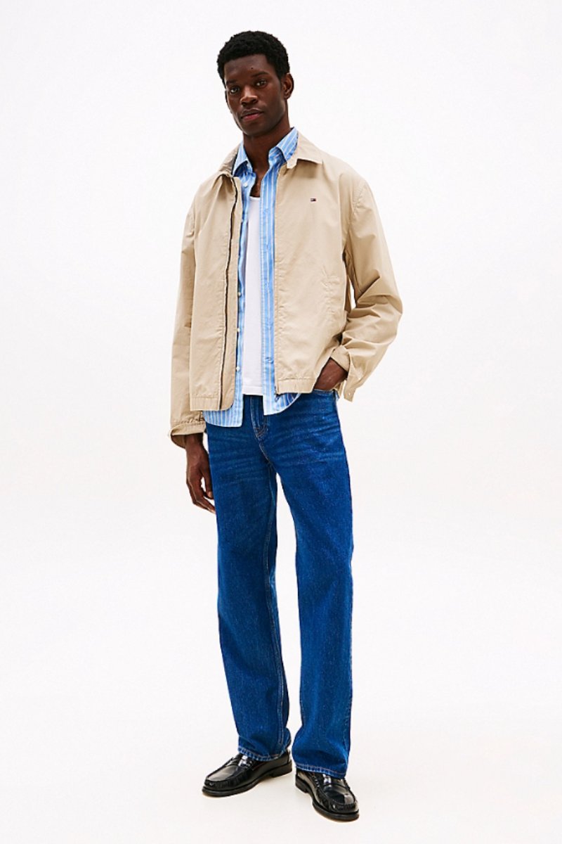Tothtmmy Hilfigthter Lightweight Ctn Ivy Jacket Sandalwood