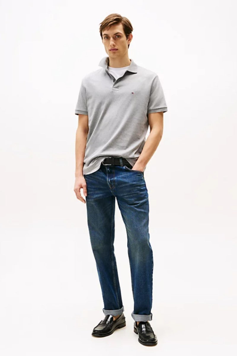 Tothtmmy Hilfigthter Liquid Cotton Polo Light Grey