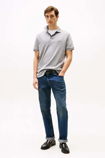 Tothtmmy Hilfigthter Liquid Cotton Polo Light Grey