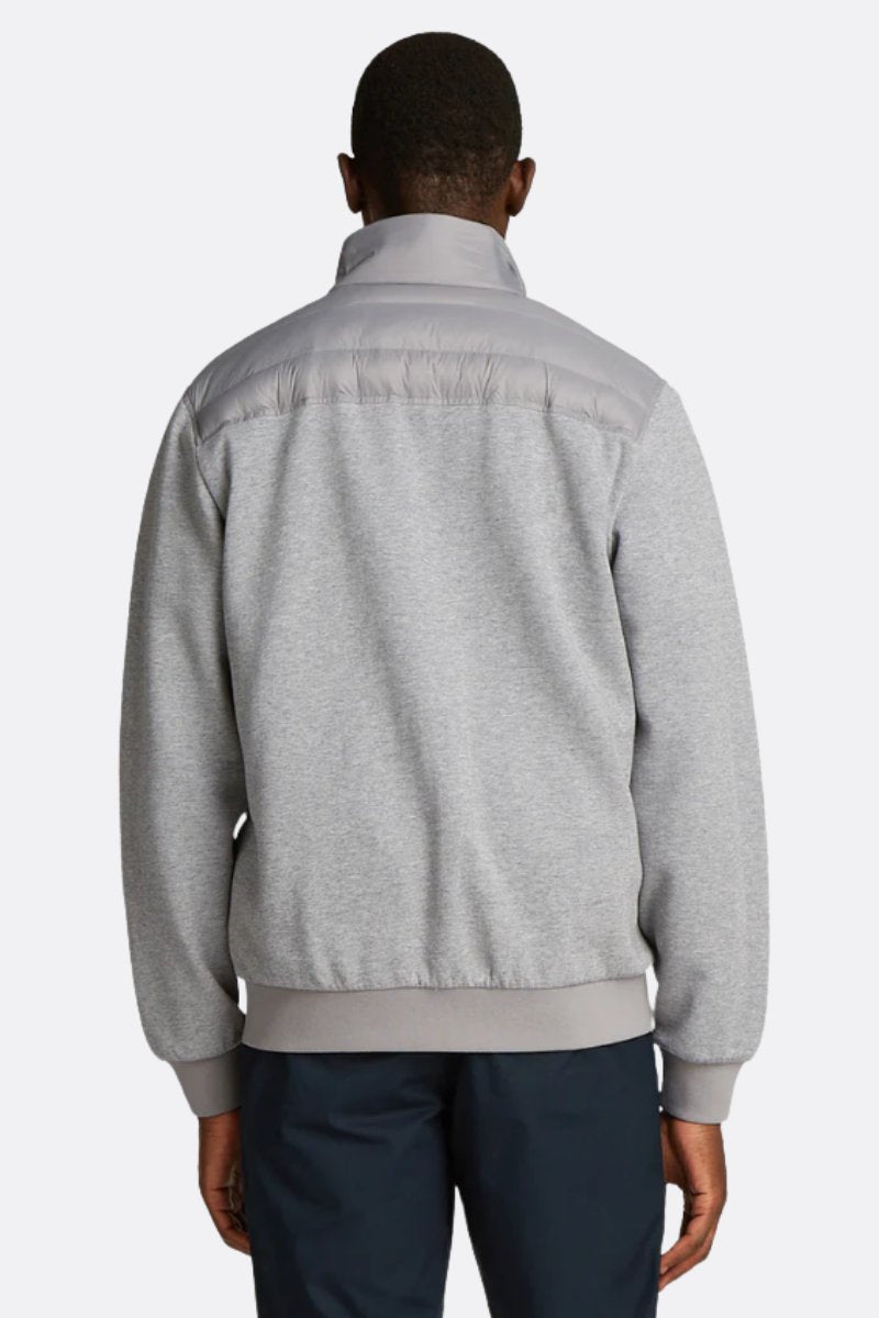 Tothtmmy Hilfigthter Mix Media Stand Collar Jacket