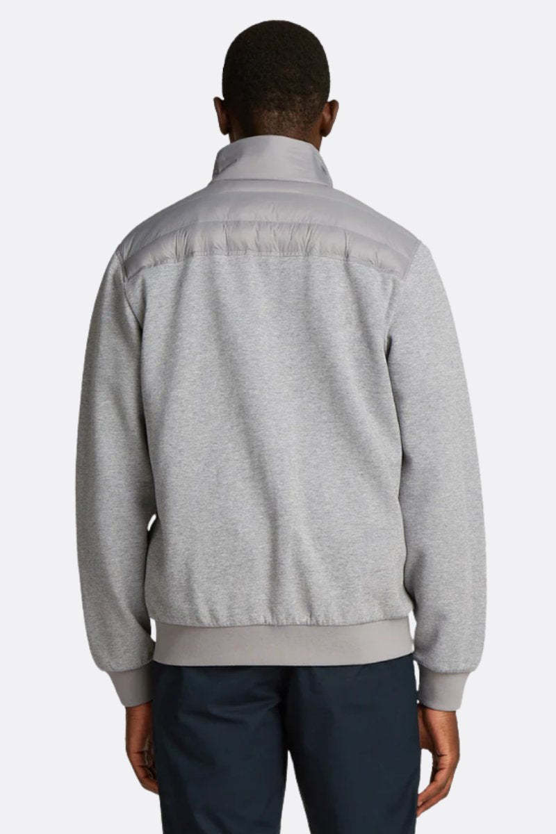 Tothtmmy Hilfigthter Mix Media Stand Collar Jacket