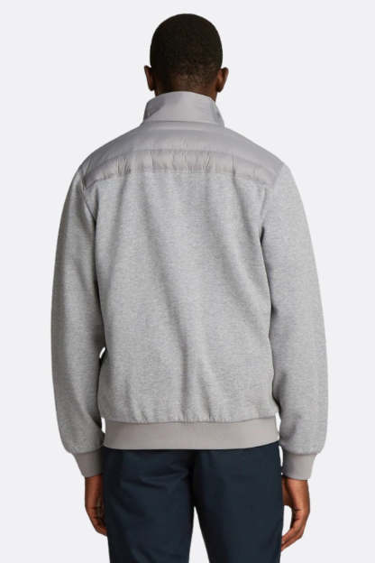 Tothtmmy Hilfigthter Mix Media Stand Collar Jacket