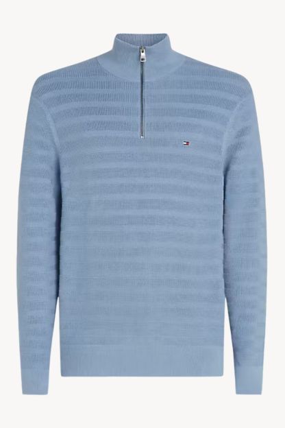 Tothtmmy Hilfigthter Stripe Structure Zip Blue