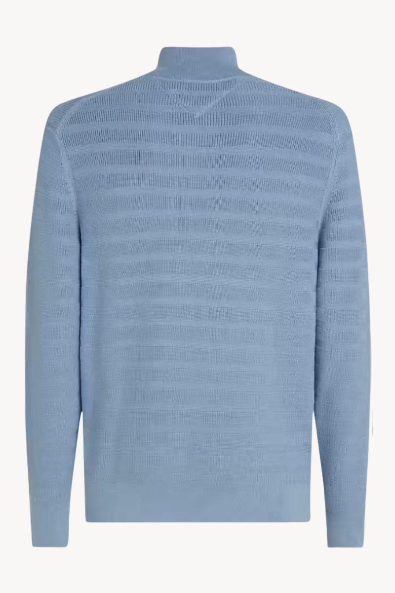 Tothtmmy Hilfigthter Stripe Structure Zip Blue