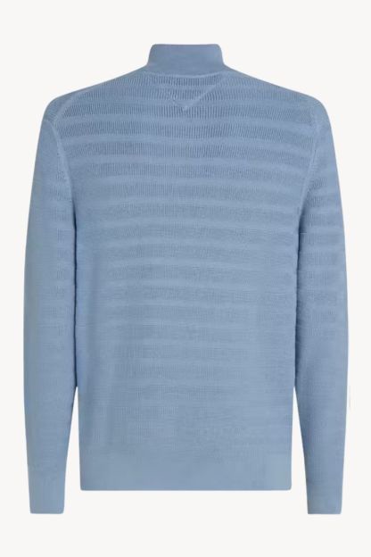 Tothtmmy Hilfigthter Stripe Structure Zip Blue