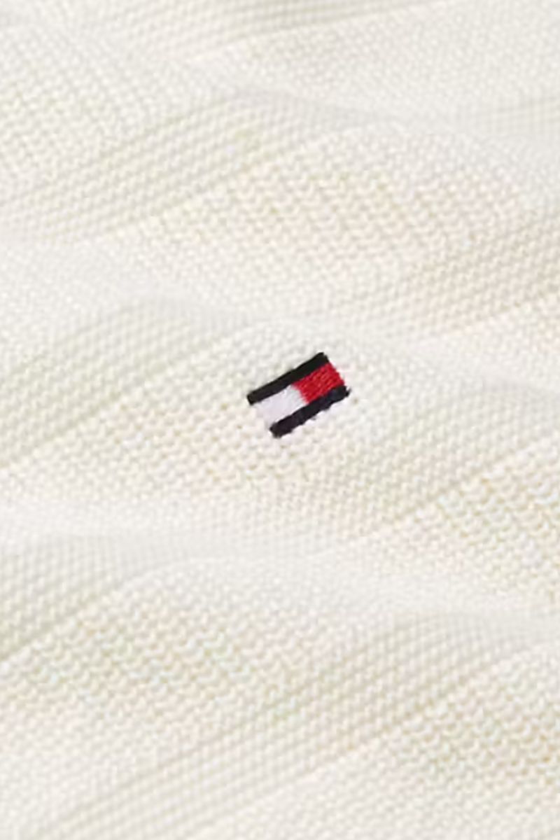 Tothtmmy Hilfigthter Stripe Structure Zip Ivory