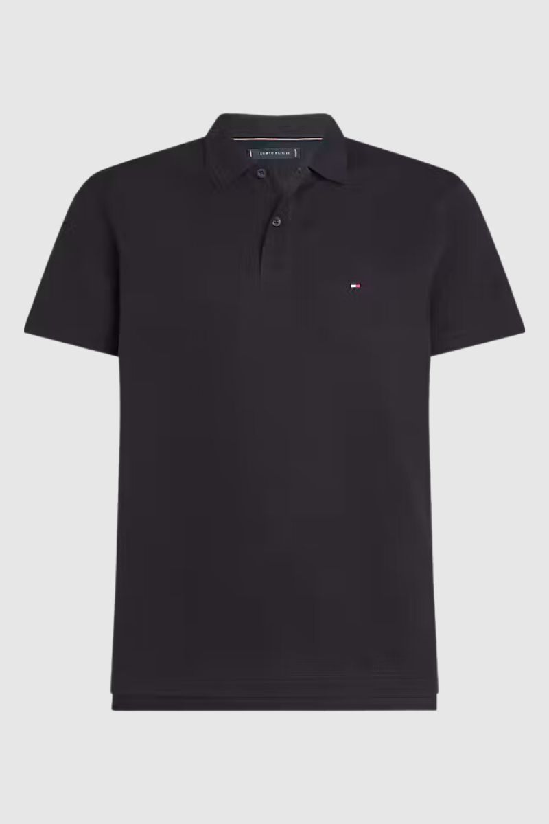 Tothtmmy Hilfigthter Oxford Twotone Polo Navy Black