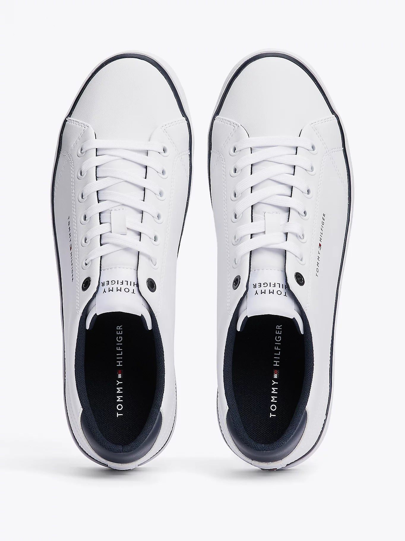 tothtmmy hilfigthter HI VULC CORE Mens Trainers White