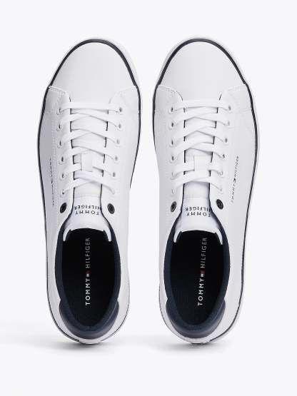 tothtmmy hilfigthter HI VULC CORE Mens Trainers White