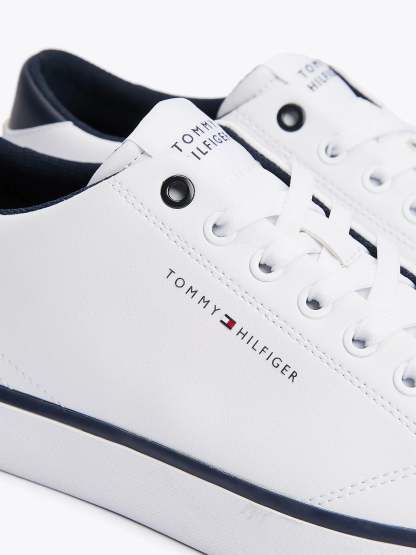 tothtmmy hilfigthter HI VULC CORE Mens Trainers White