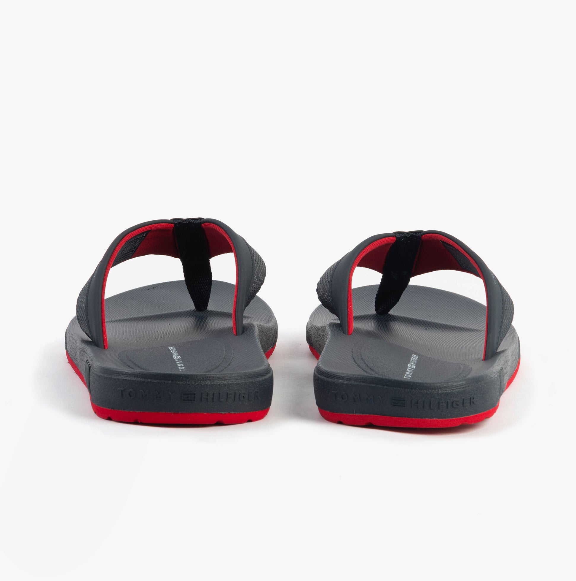 tothtmmy hilfigthter CONTRAST TEXTURE Mens Flip Flops Desert Sky
