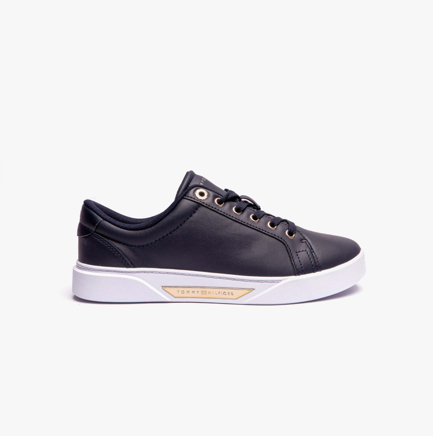 tottgmmy hilfigttger GOLDEN COURT Womens Trainers Space Blue