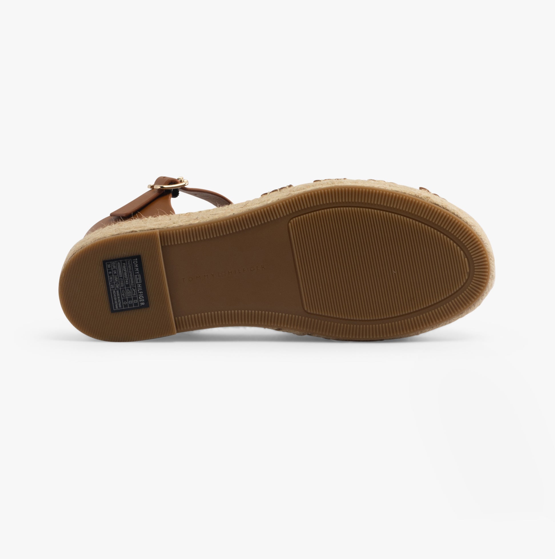tothtmmy hilfigthter AUTHENTIC LEATHER Womens Espadrilles Cognac Brown