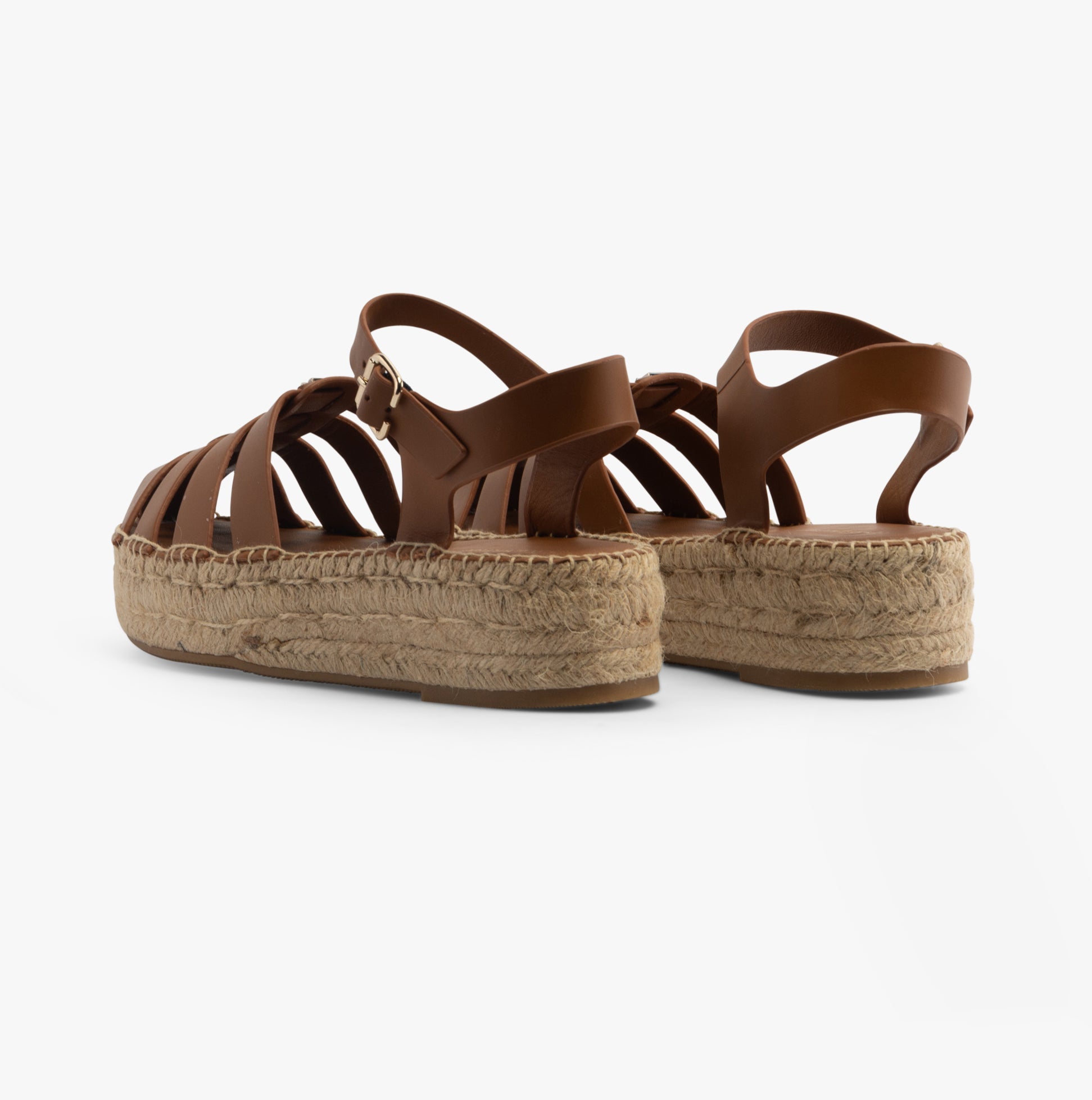 tothtmmy hilfigthter AUTHENTIC LEATHER Womens Espadrilles Cognac Brown