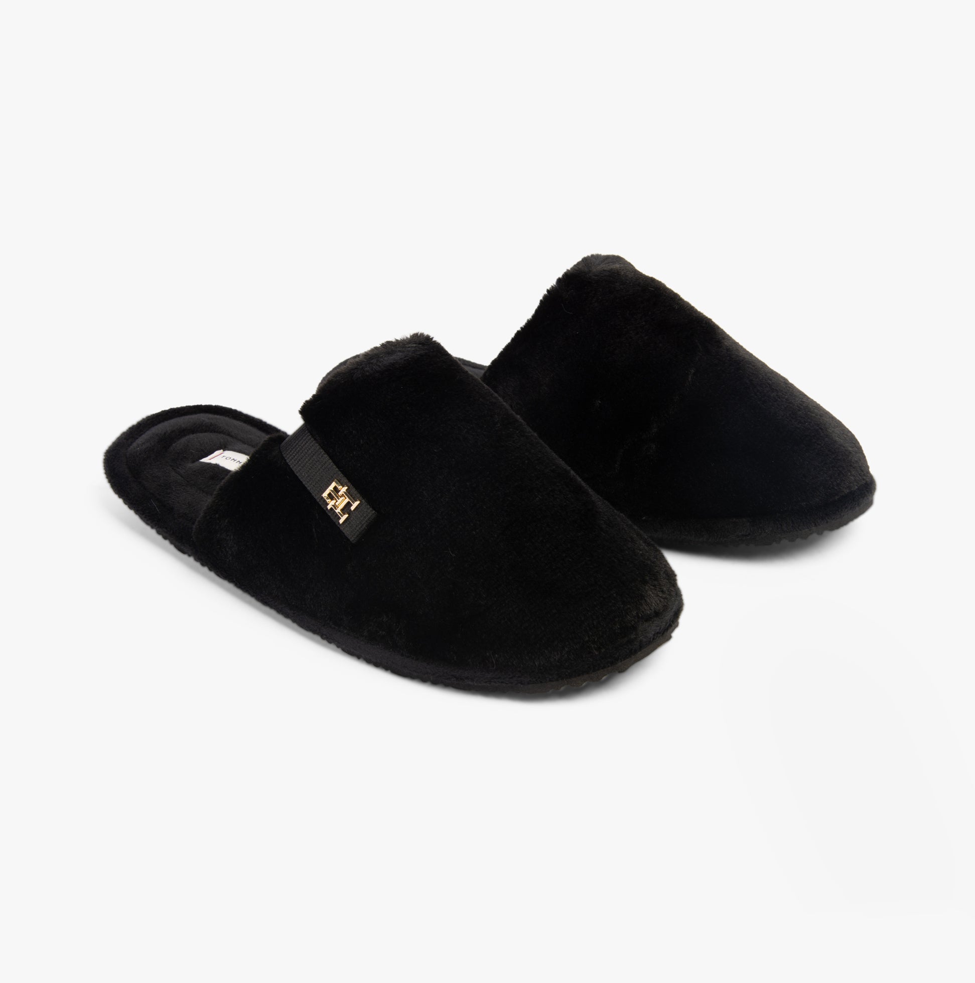 tothtmmy hilfigthter COMFORT HOME SLIP Womens Mule Slippers Black