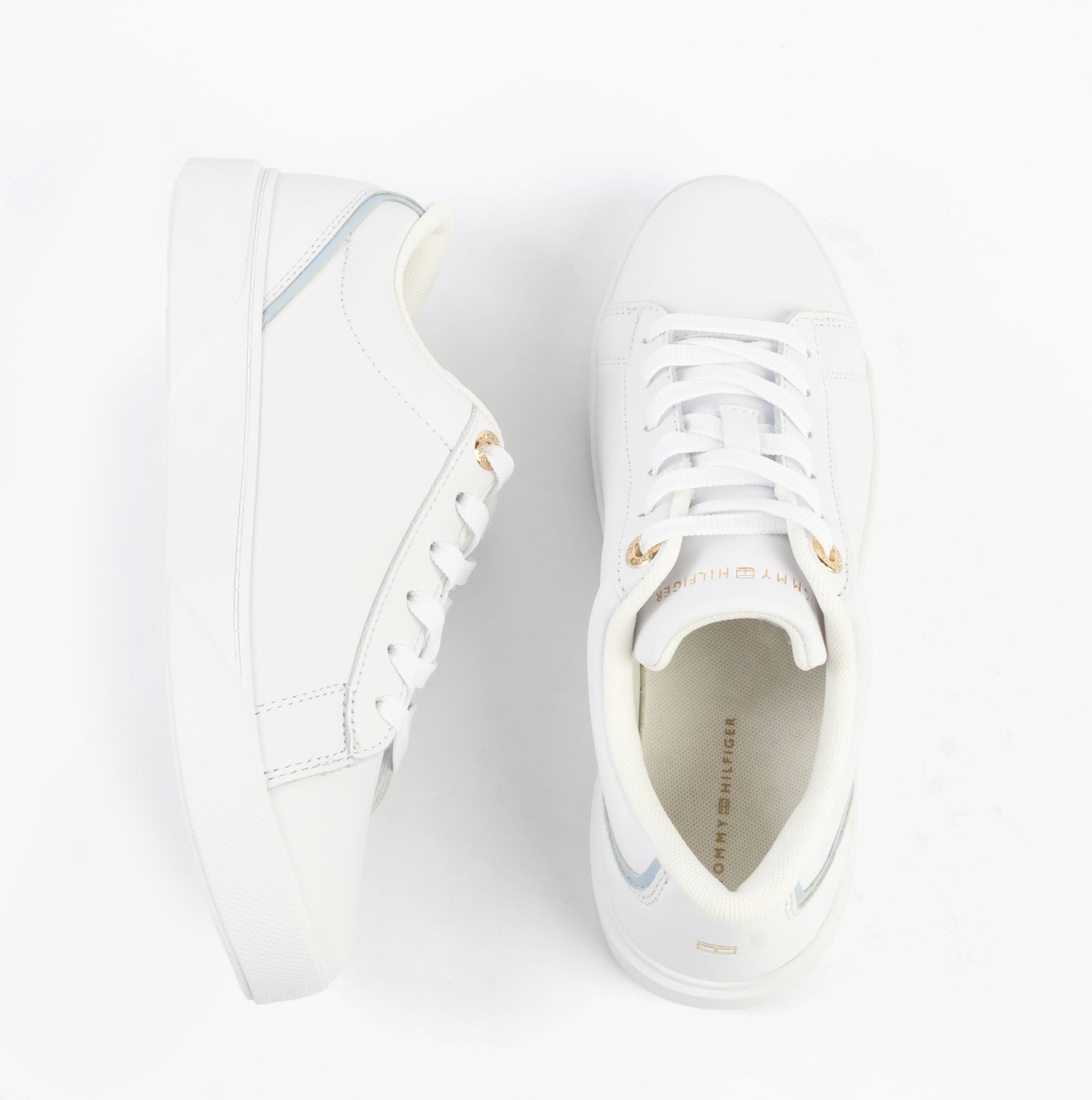 tothtmmy hilfigthter CHIC COURT SNEAKER Womens Trainers White