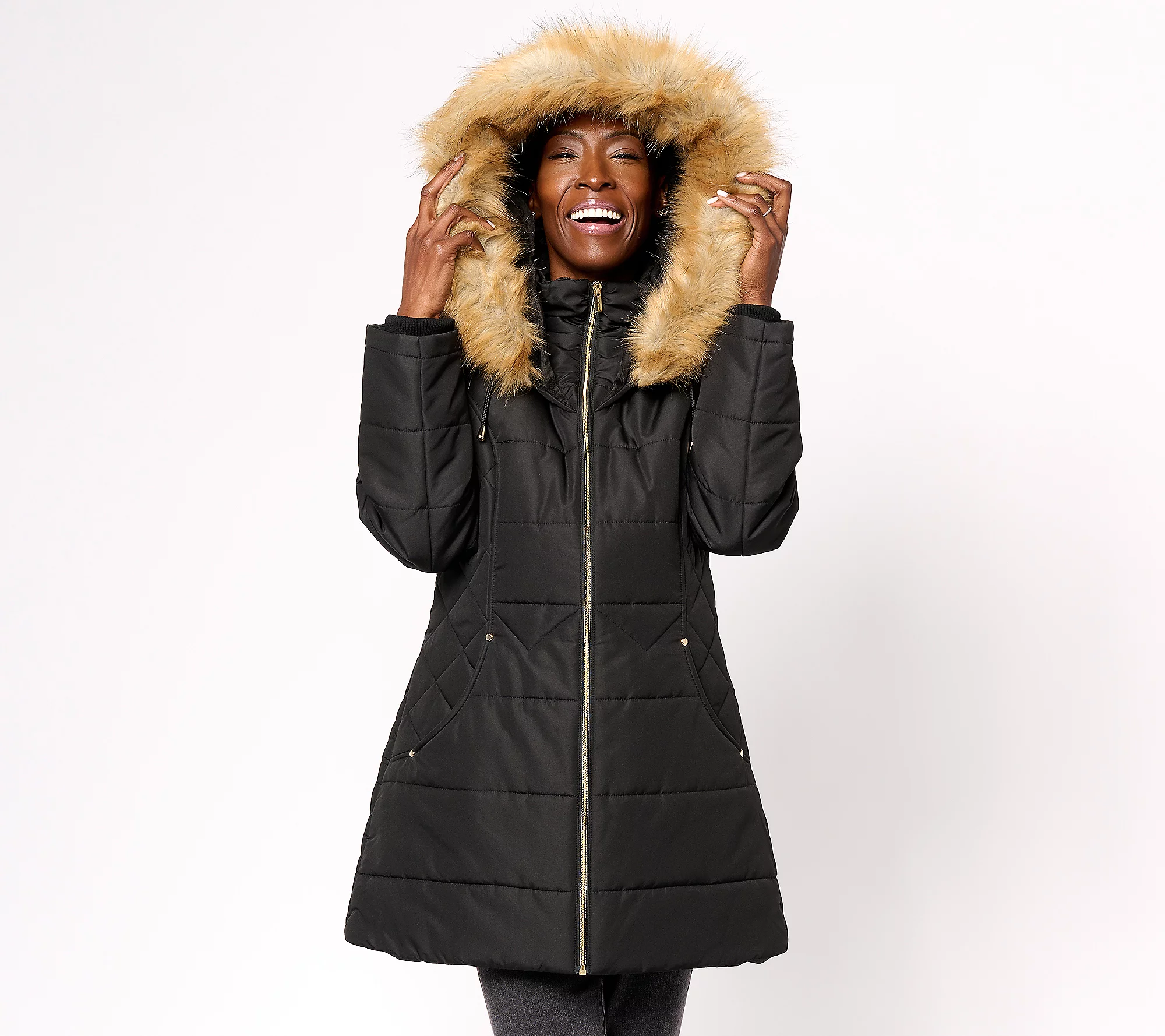 💥QthtVC Last Day Christmas Sale!!!🎉Suthtsan Graver Water Resistant Quilted Puffer Jacket with Hood
