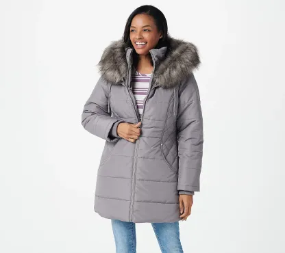 💥QthtVC Last Day Christmas Sale!!!🎉Suthtsan Graver Water Resistant Quilted Puffer Jacket with Hood