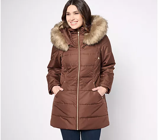 💥QthtVC Last Day Christmas Sale!!!🎉Suthtsan Graver Water Resistant Quilted Puffer Jacket with Hood