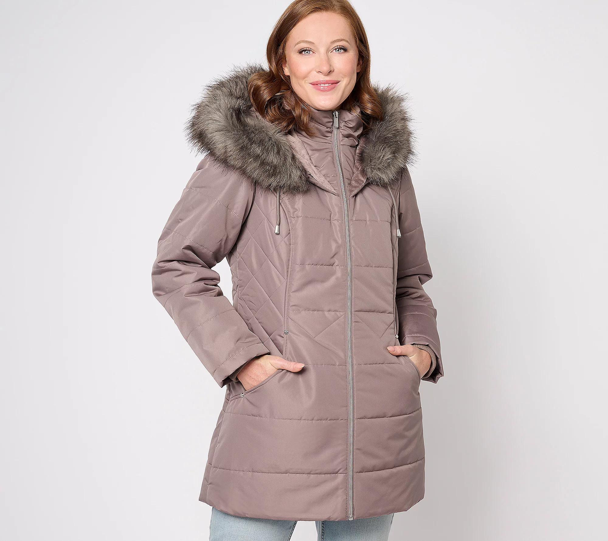 💥QthtVC Last Day Christmas Sale!!!🎉Suthtsan Graver Water Resistant Quilted Puffer Jacket with Hood