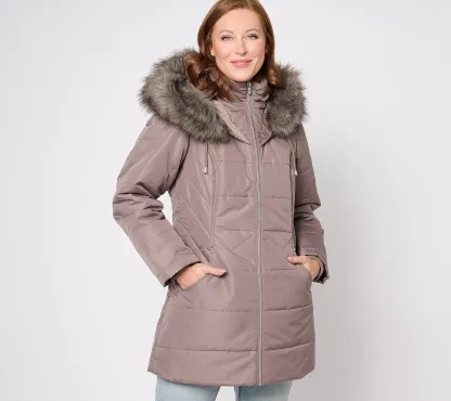 💥QthtVC Last Day Christmas Sale!!!🎉Suthtsan Graver Water Resistant Quilted Puffer Jacket with Hood