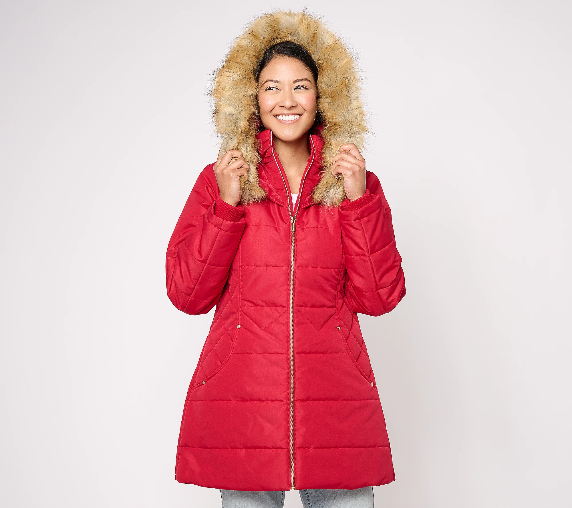 💥QthtVC Last Day Christmas Sale!!!🎉Suthtsan Graver Water Resistant Quilted Puffer Jacket with Hood