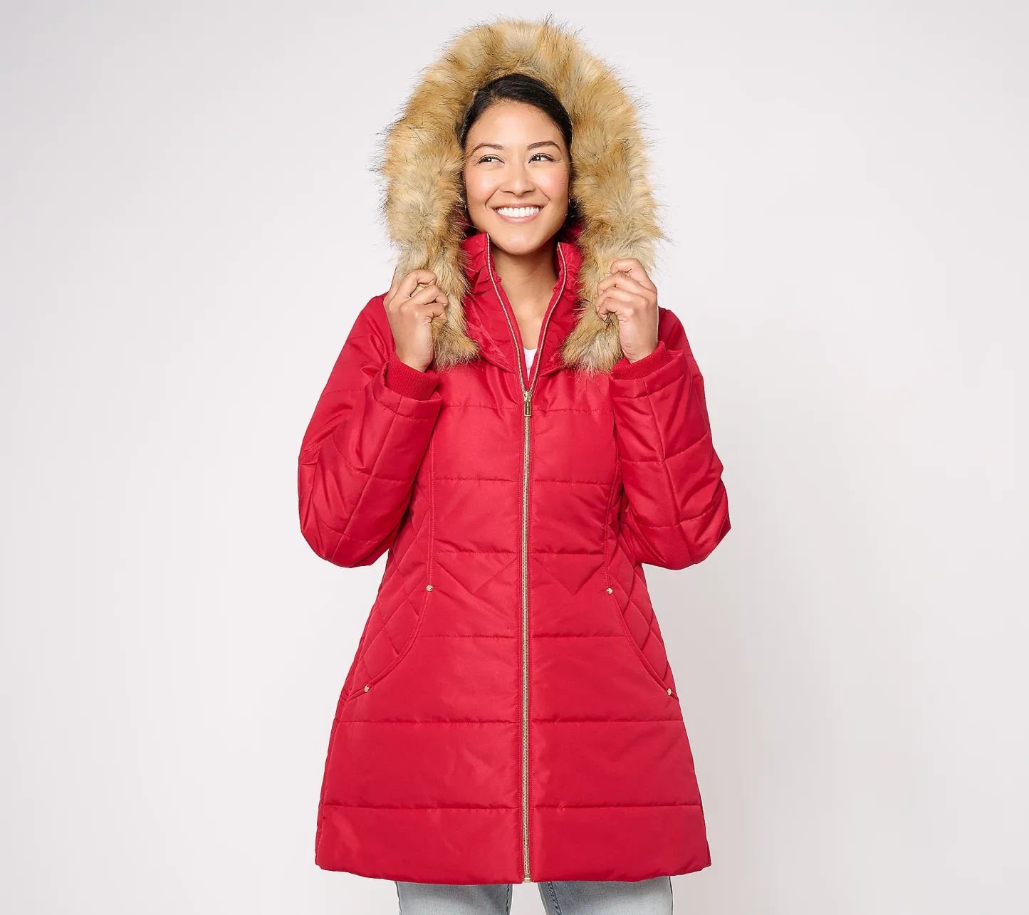 💥QthtVC Last Day Christmas Sale!!!🎉Suthtsan Graver Water Resistant Quilted Puffer Jacket with Hood