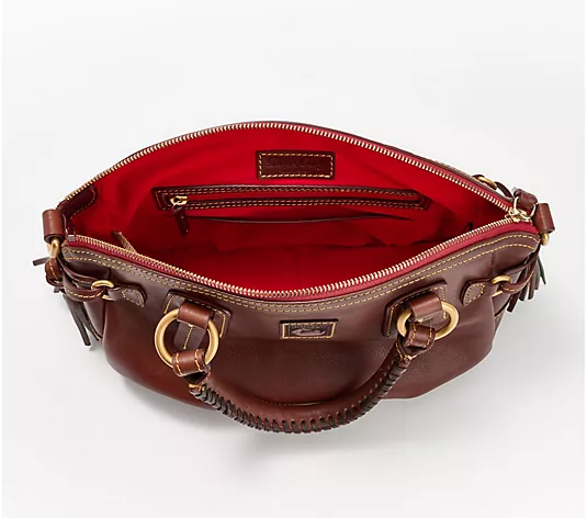 💥QthtVC Last Day Christmas Sale!!!🎉Dothtoney & Bourthtke Florentine Leather Medium Mail Satchel