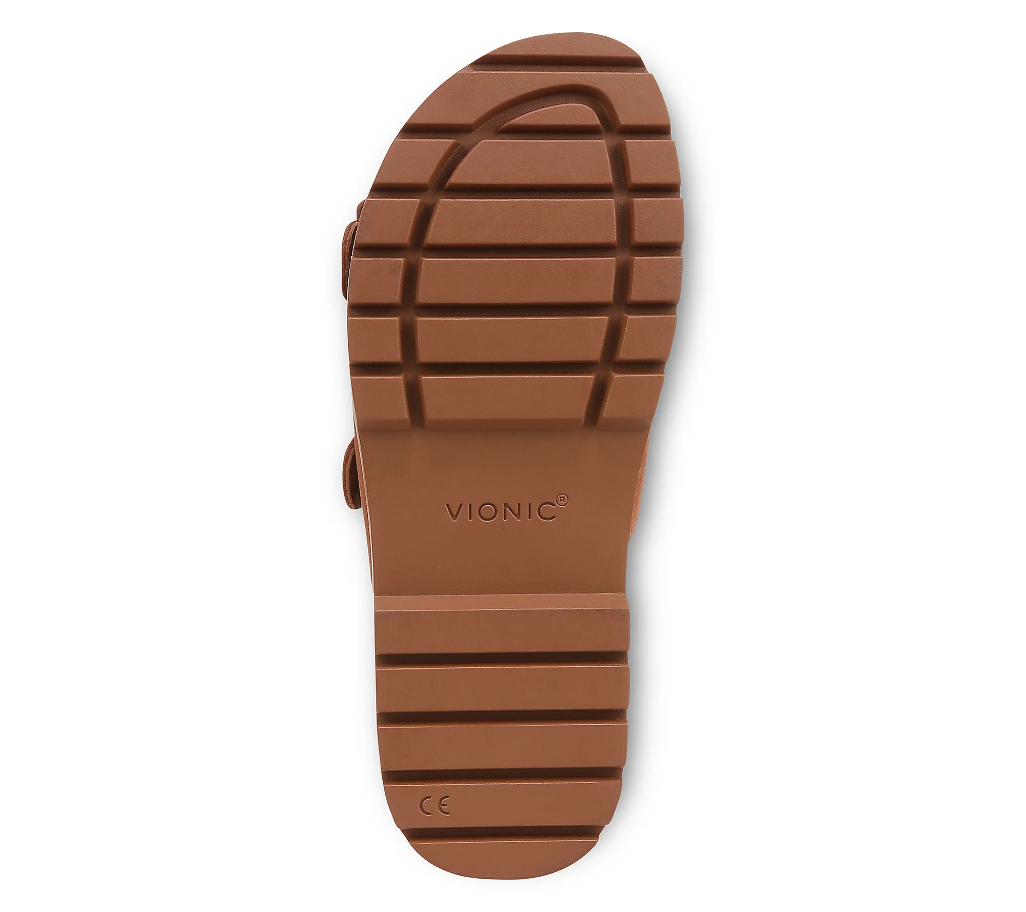 Viothtnic Leather Double Buckle Slide Sandals