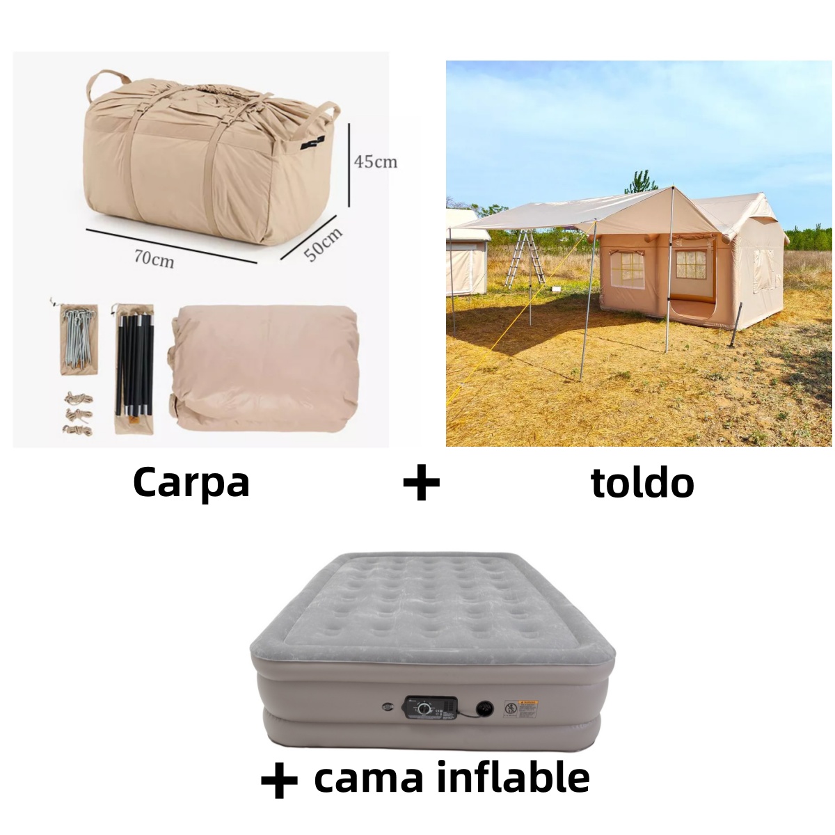 ⚡Clearance Sale⚡Waterproof Light Weight Oxford Cloth Automatic Inflatable Tent With Camping Equipment