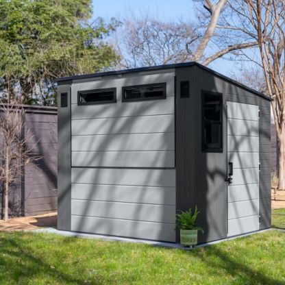 Suncast 8 ft. x 7 ft. Cabana Storage and Entertainment Shed