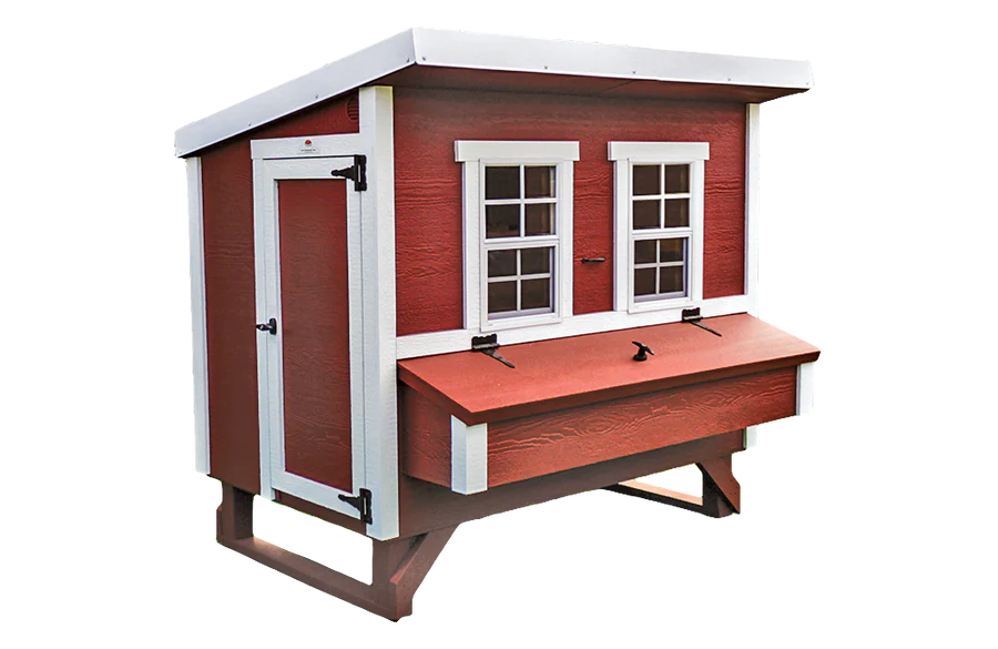 OvethtrEZ Farmhouse large Chicken Coop With Feeder And Waterer
