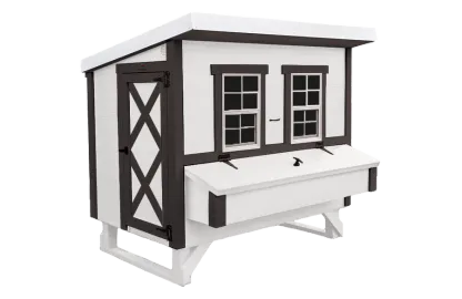 OvethtrEZ Farmhouse large Chicken Coop With Feeder And Waterer