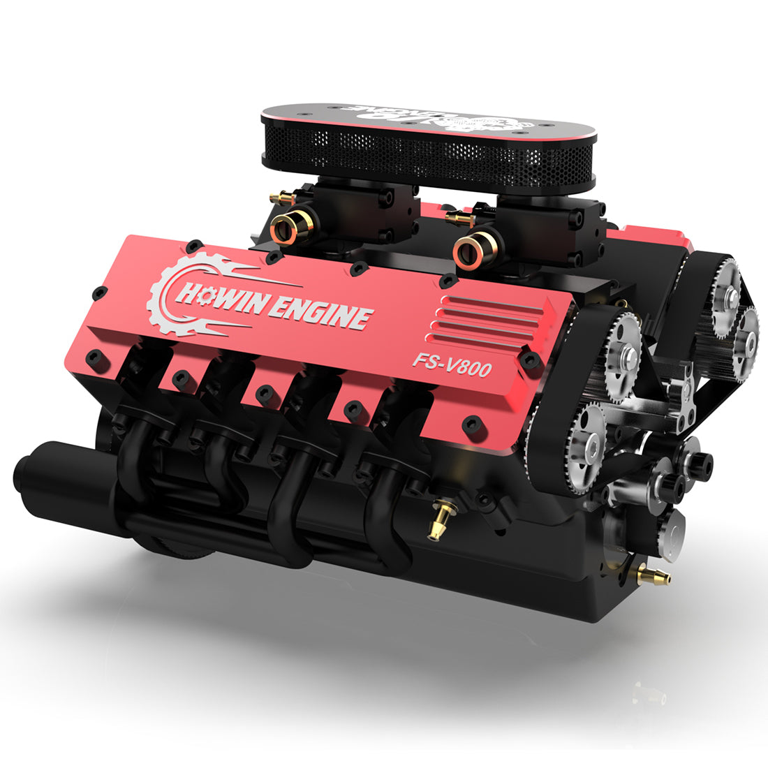 Tothtyan V8 FS-V800 28cc Engine RTR Nitro Engine Model Kits with Supercharger
