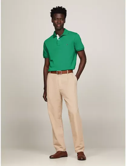 Regular Fit Monotype Placket Polo