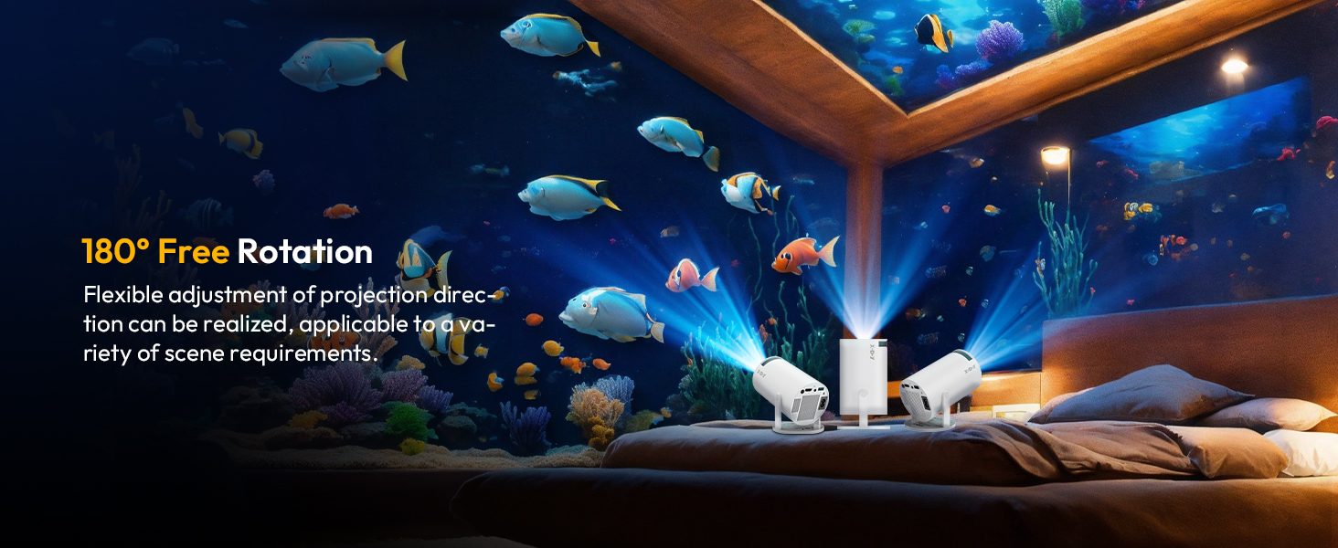 XGODY Gimbal3 Mini Smart Projector