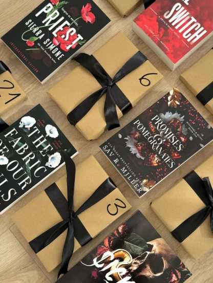 2024 Book Advent Calendar, Dark Romance, Adult Book Christmas Gift, Fiction Books,  Christmas Present, Christmas Gift, Book Lovers