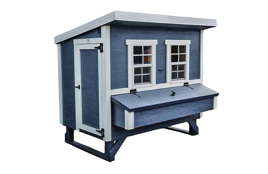 OvethtrEZ Farmhouse large Chicken Coop With Feeder And Waterer