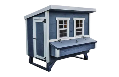 OvethtrEZ Farmhouse large Chicken Coop With Feeder And Waterer