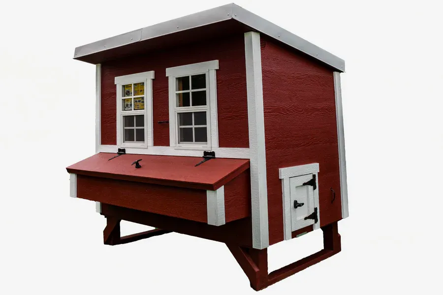 OvethtrEZ Farmhouse large Chicken Coop With Feeder And Waterer