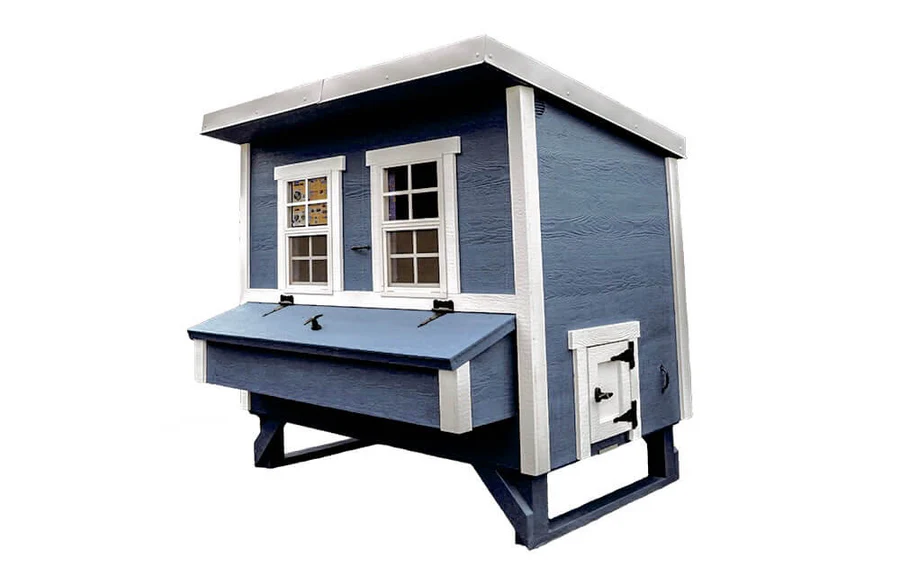 OvethtrEZ Farmhouse large Chicken Coop With Feeder And Waterer