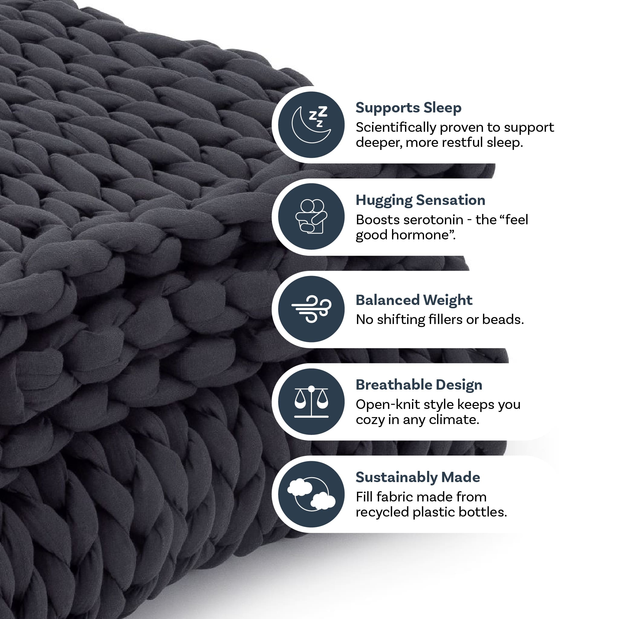Nthtuzzie Knit Weighted Blanket