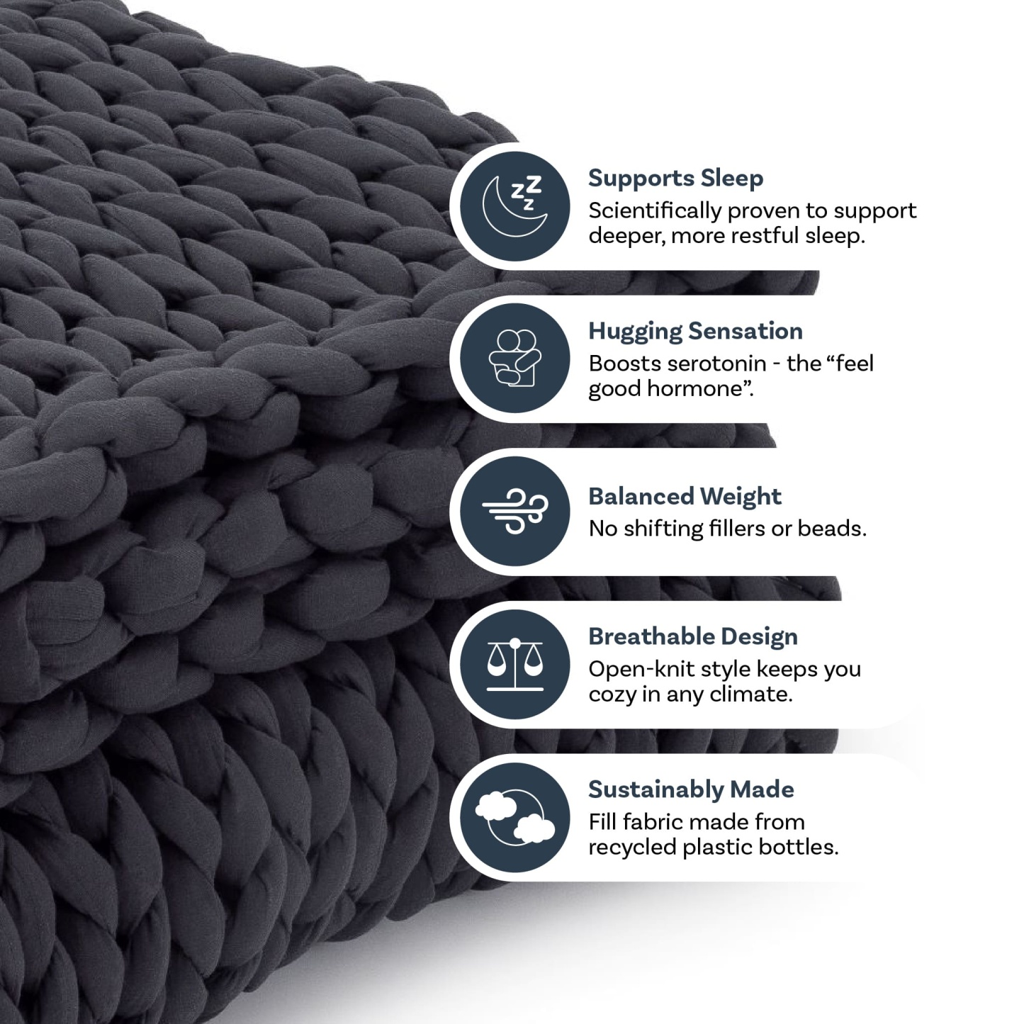 Nthtuzzie Knit Weighted Blanket