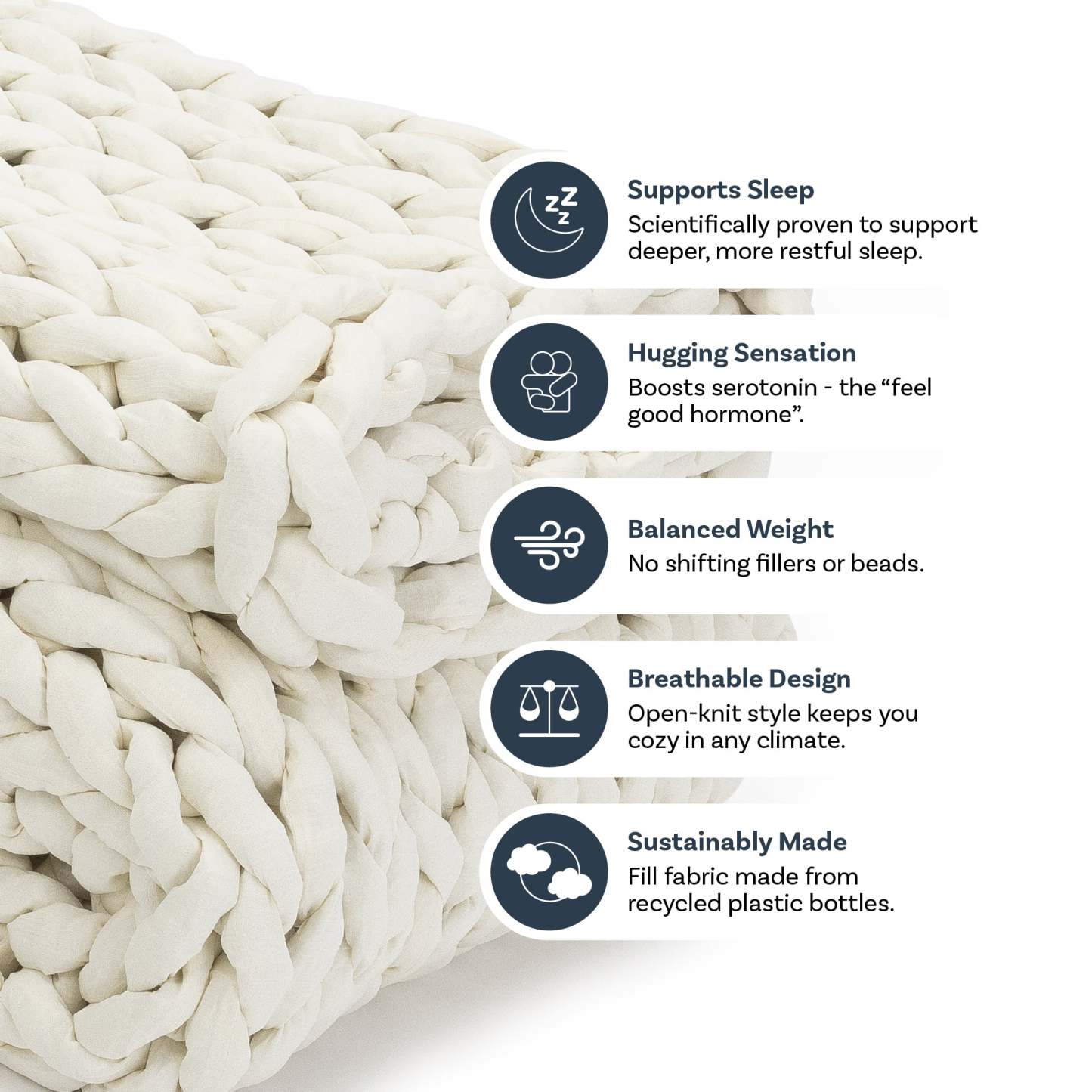 Nthtuzzie Knit Weighted Blanket
