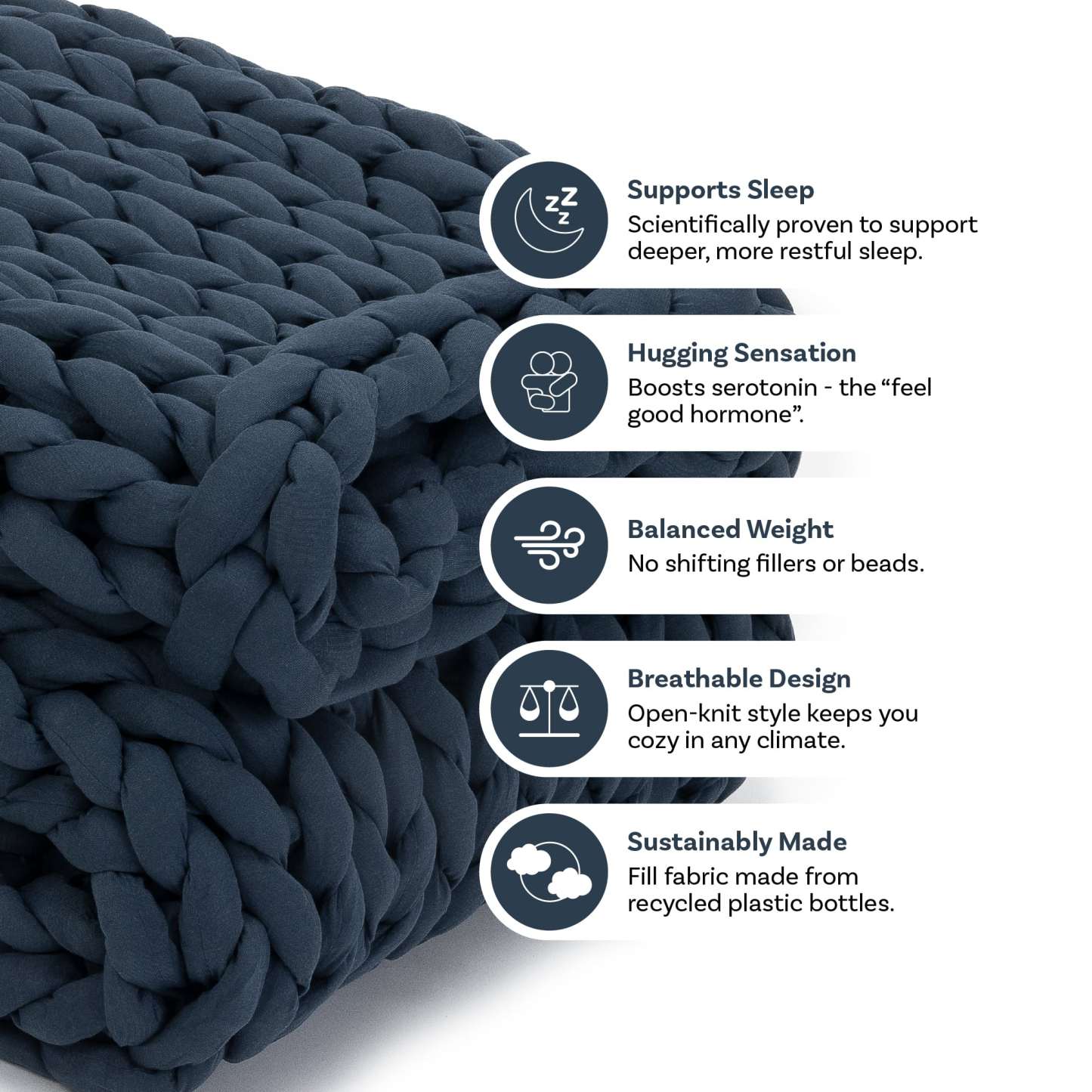 Nthtuzzie Knit Weighted Blanket