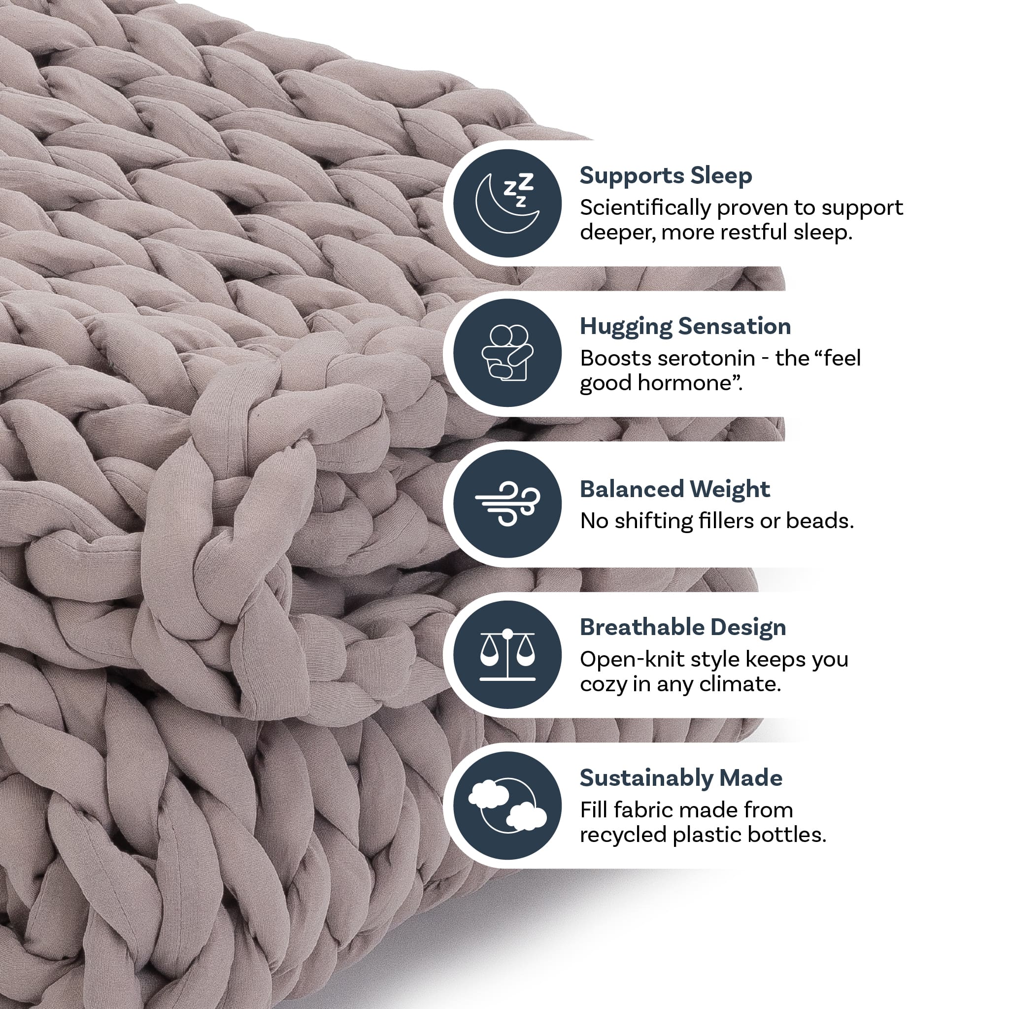 Nthtuzzie Knit Weighted Blanket