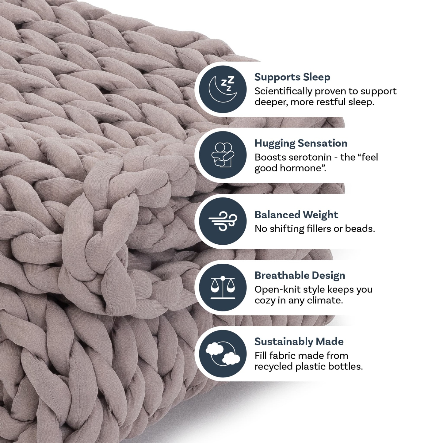 Nthtuzzie Knit Weighted Blanket