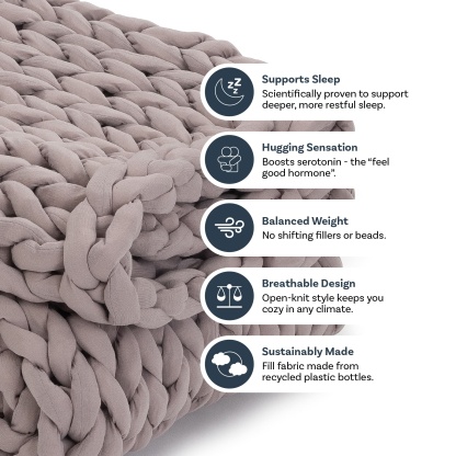 Nthtuzzie Knit Weighted Blanket