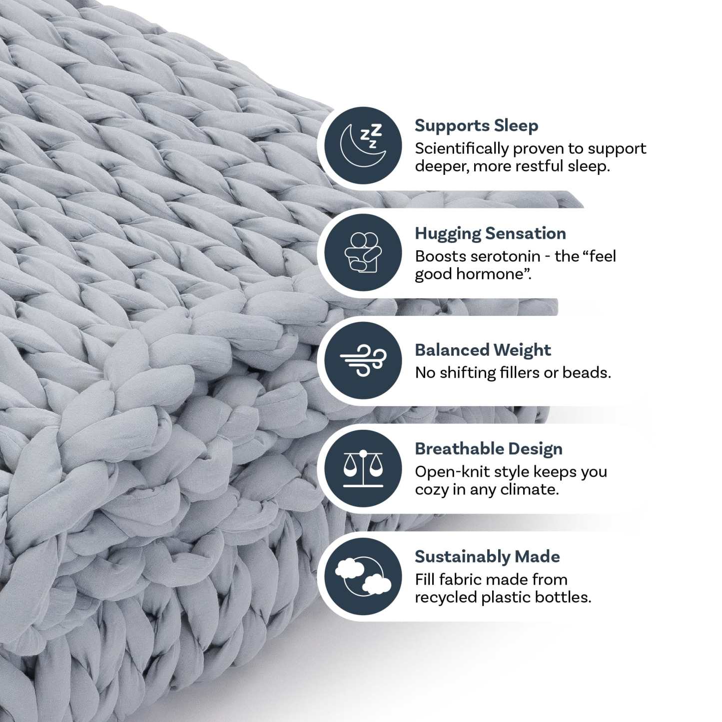 Nthtuzzie Knit Weighted Blanket