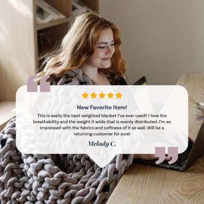 Nthtuzzie Knit Weighted Blanket